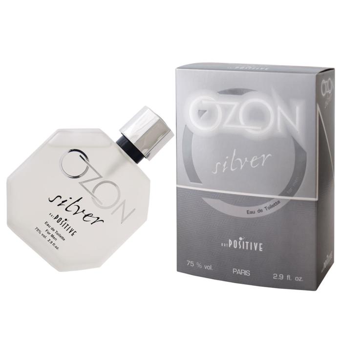 Туалетная вода мужская OZON SILVER, 85 мл