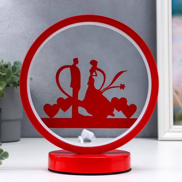 

Светильник настольный 16476/1 LED красный 12х19,5х24см