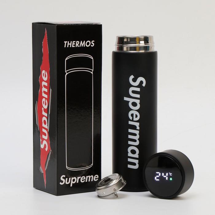 фото Термос, 500 мл, basic "мастер к.", с ситечком, с датчиком температуры, сохраняет тепло 8 ч