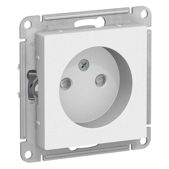 

Розетка SE ATLASDESIGN, 16 А, без з/к, со шторками, механизм, белый