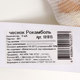 

Лук-чеснок озимый Рокамболь, 3 зубка или 1 луковица