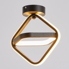 

Светильник 1932/1BK LED 22Вт черный 22х22х35 см