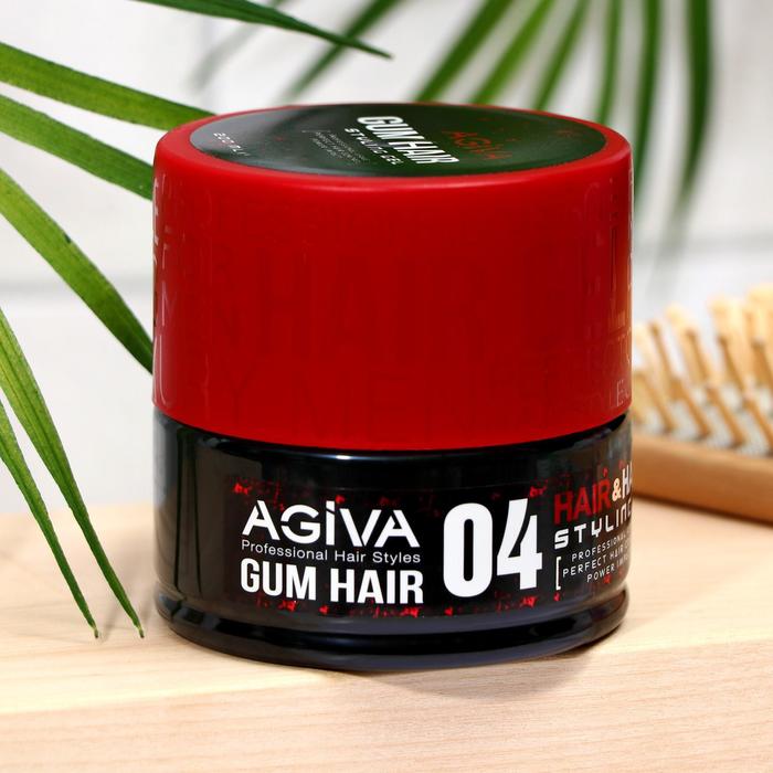 Гель для укладки волос ГИБКИЙ ЭЛАСТИЧНЫЙ AGIVA  Hair Gel 04 Gum, 200 мл