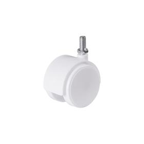 

Колесо LWT8-50WH D=50 мм, поворот., резьба М8, б/т