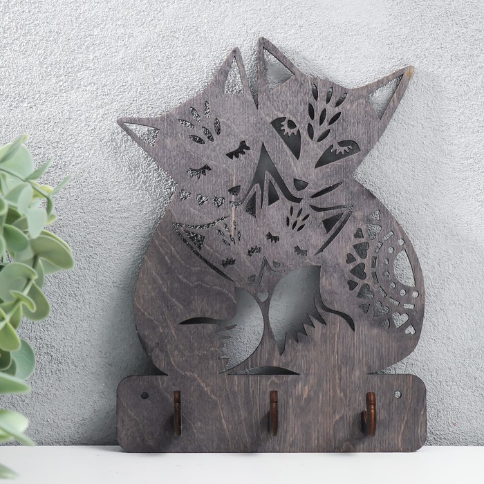 

Ключница открытая "Кошечки" 13,5х18 см МИКС