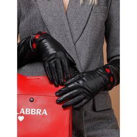 

Перчатки женские п/ш LB-0109 цвет черный, размер 7.5