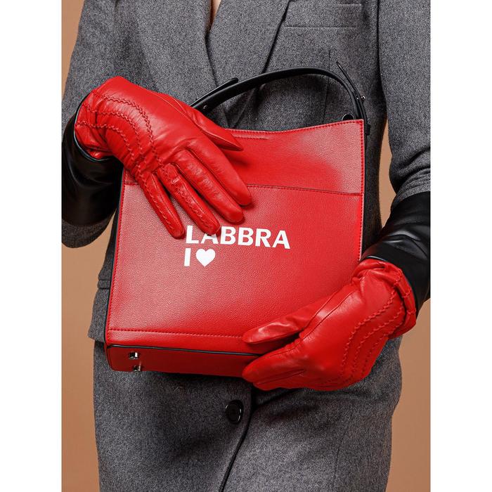 

Перчатки женские п/ш LB-0636 цвет ярко-красный, размер 7