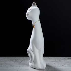 

Копилка "Кот Маркиз", покрытие флок, белая, 31 см