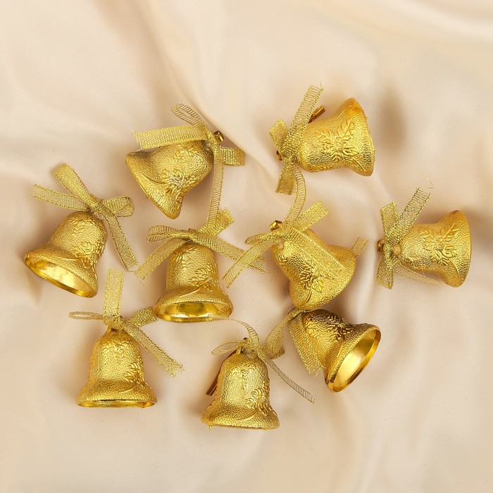 Ёлочные игрушки "Колокольчики с рисунком" (набор 9 шт.)