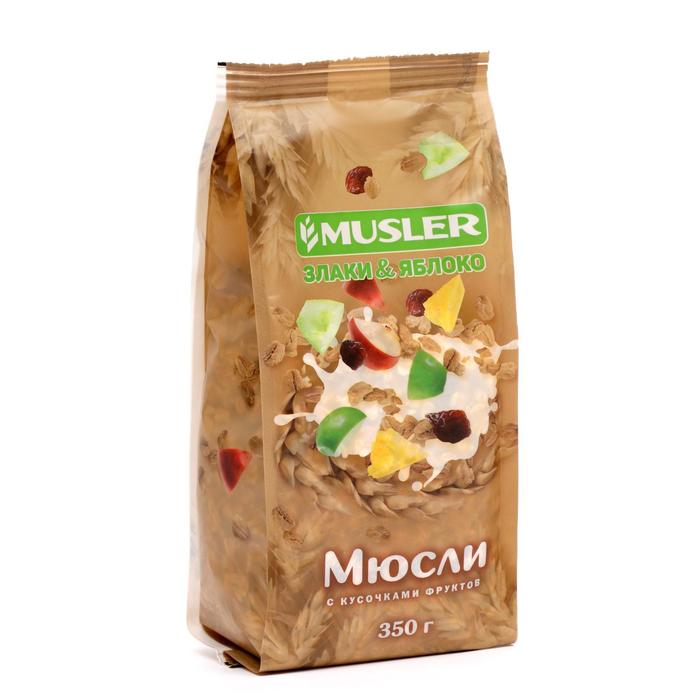 Сухие завтраки MUSLER «Мюсли злаки и яблоко», 350 г