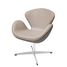 

Кресло Swan Chair, 700 × 610 × 950 мм, искусственная кожа, цвет латте