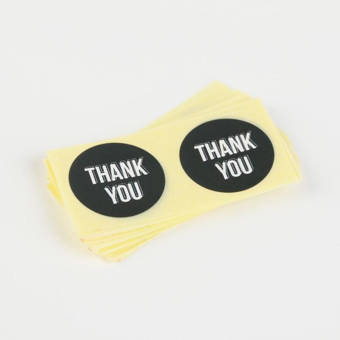 

Набор наклеек для бизнеса Thank you, 50 шт, 2 × 2 см