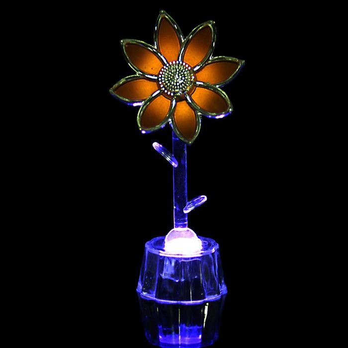 Сувенир световой "Цветной подсолнух" МИКС