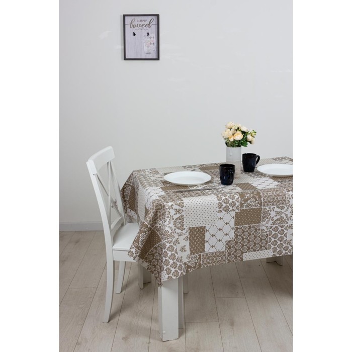 

Клеёнка Eco Light 140 см, рулон 20 м, рисунок «Ханна»