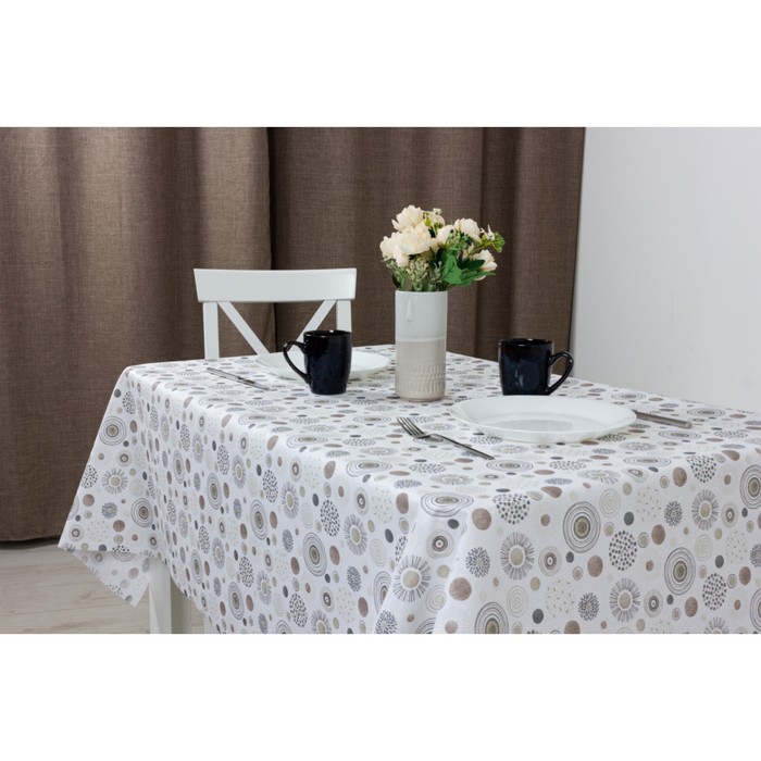 

Клеёнка Lucia 140 см, рулон 20 м, рисунок «Перла»