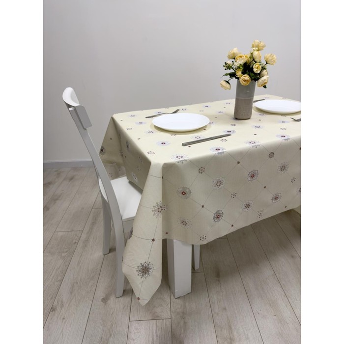 

Клеёнка Meiwa 140 см, рулон 20 м, цвет кремовый