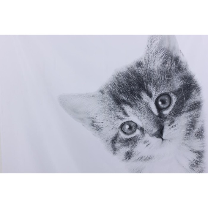 фото Штора для ванной комнаты kitty, 180х200 см