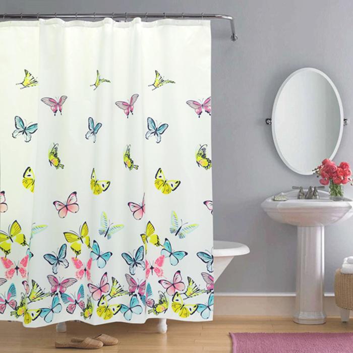 

Штора для ванной комнаты Mariposa, 180х200 см