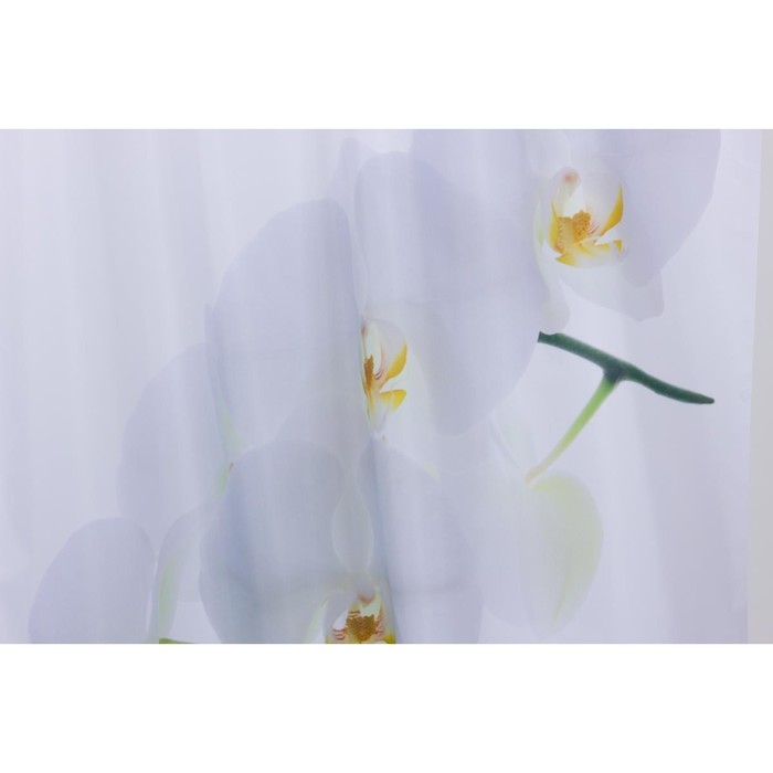 фото Штора для ванной комнаты orchidea, 180х200 см