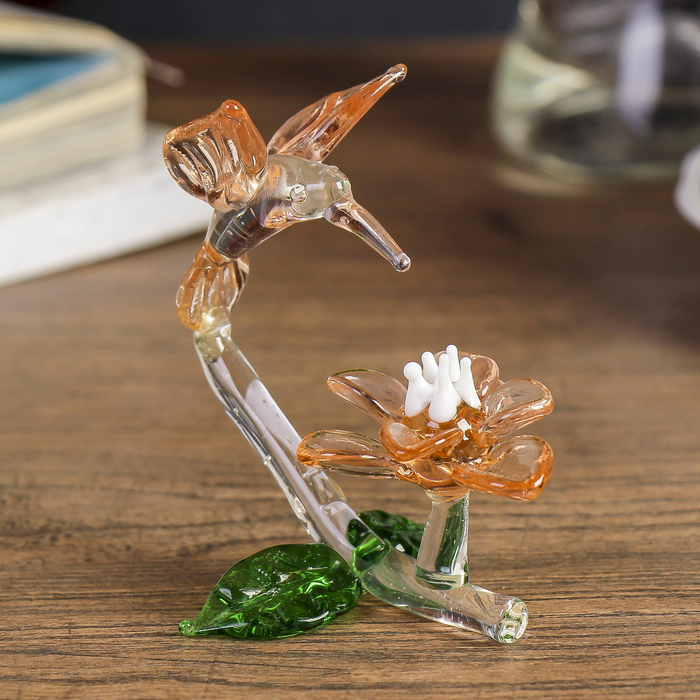 Сувенир "Птица у цветка", МИКС