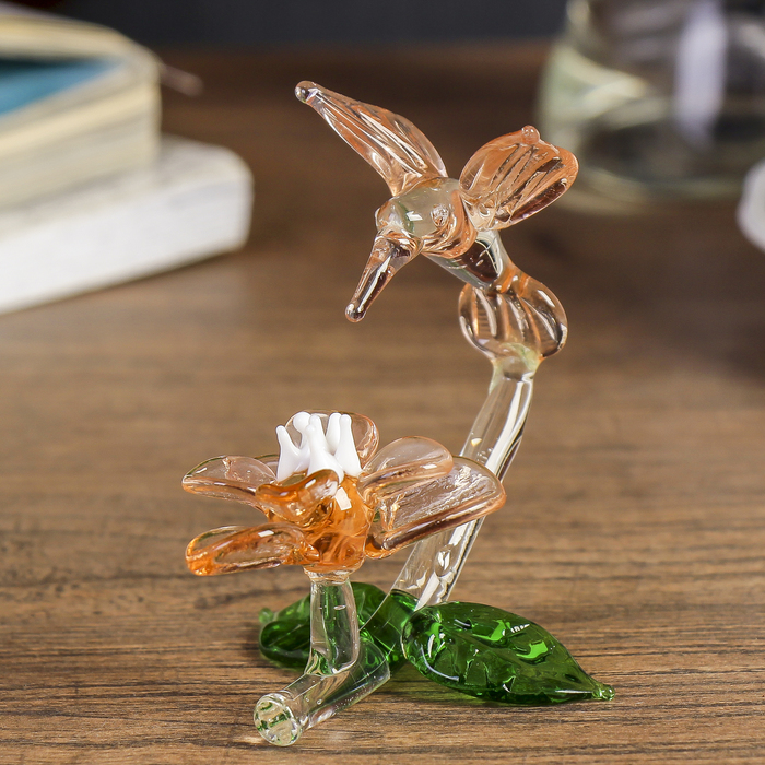 Сувенир "Птица у цветка", МИКС