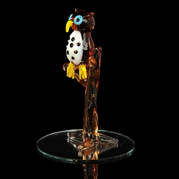 Сувенир "Совёнок на ветке", МИКС