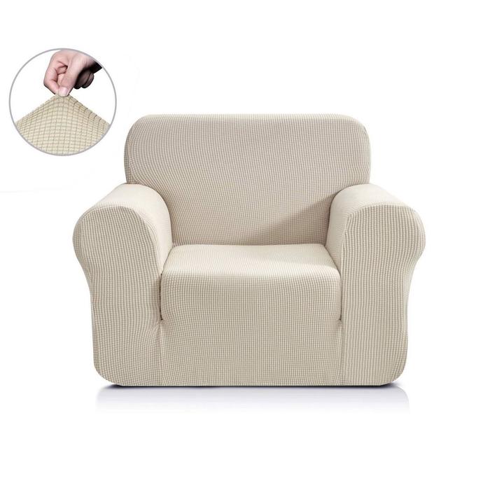 фото Чехол на кресло «моника», размер одноместный, цвет молоко sofi de marko