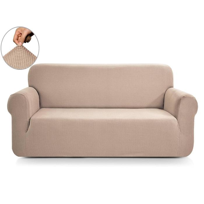 фото Чехол на диван «моника», размер двухместный, цвет бежевый sofi de marko