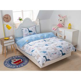

КПБ детский «Дино» 1,5 сп, размер 160х230 см, 160х220 см, 50х70 см
