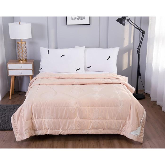 Одеяло «Шарлиз», размер 200х220 см, цвет персиковый