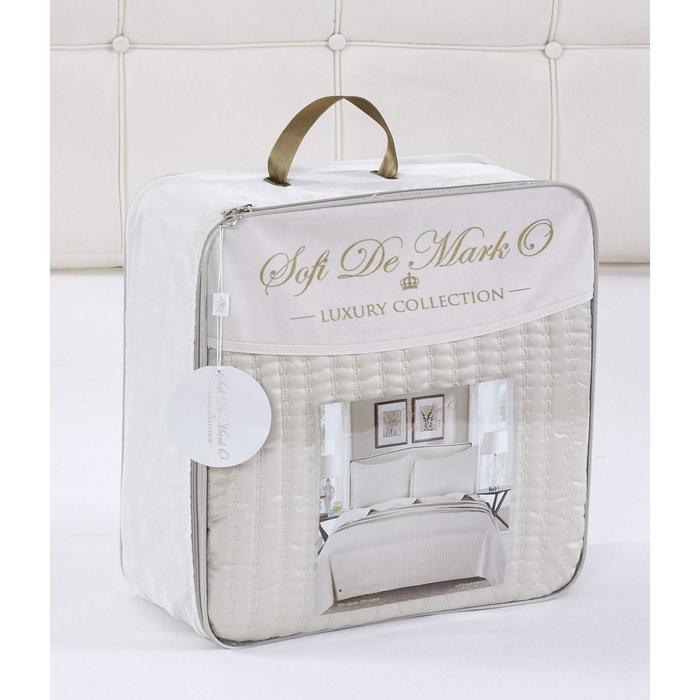 

Комплект с покрывалом «Микаэлла», размер 160х220 см, 50х70 см, цвет кремовый