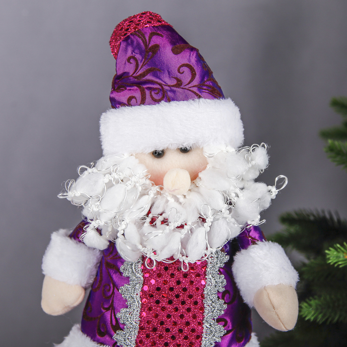 Мягкая игрушка "Дед Мороз в цветном наряде"