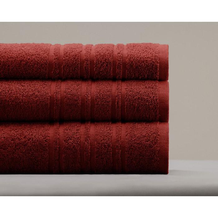 Полотенце махровое Monica, размер 50х90 см, цвет бордовый