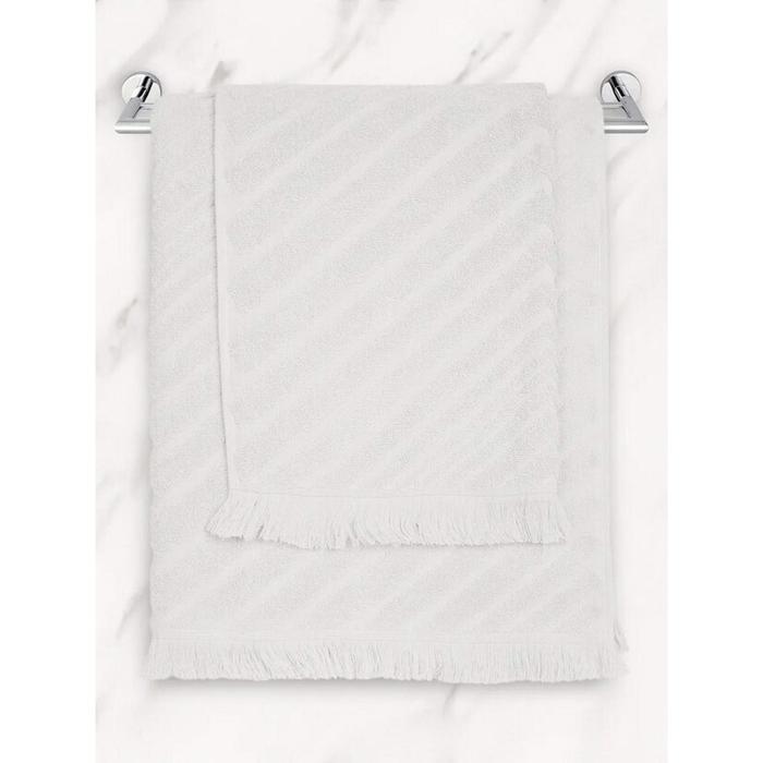 Полотенце Evan, размер 50х70 см, цвет белый полотенце для ног rich размер 50х70 см цвет синий