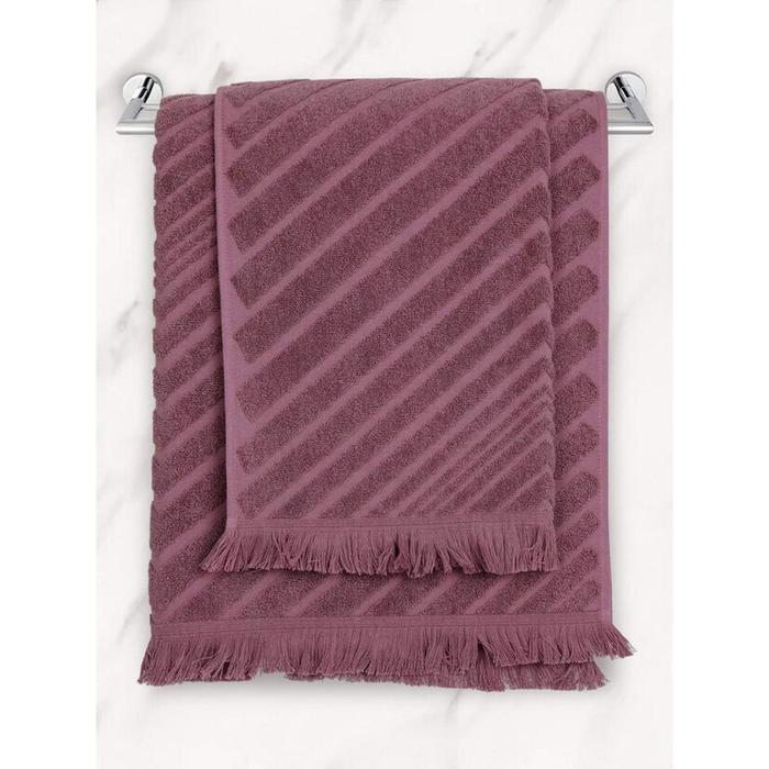 Полотенце Evan, размер 50х70 см, цвет лаванда полотенце для ног rich размер 50х70 см цвет синий