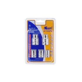 

Набор держателей для вставок KRAFT KT 700696, 1/2", 3/8", 1/4", 5 предметов