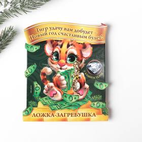 

Ложка-загребушка "Новый год счастливым будет" (с камнем), 1,2 х 4,6 см