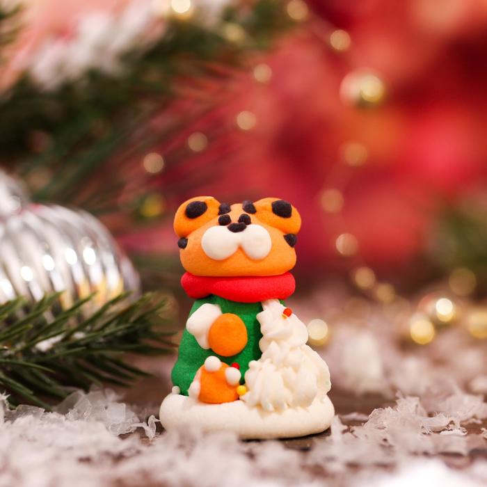 Сахарная фигурка «Тигр новогодний-2», 18 г