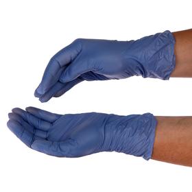 Перчатки медицинские диагностические неопудренные KOMETALI, витрил (винил с добавлением нитрила), размер S, нестерильные