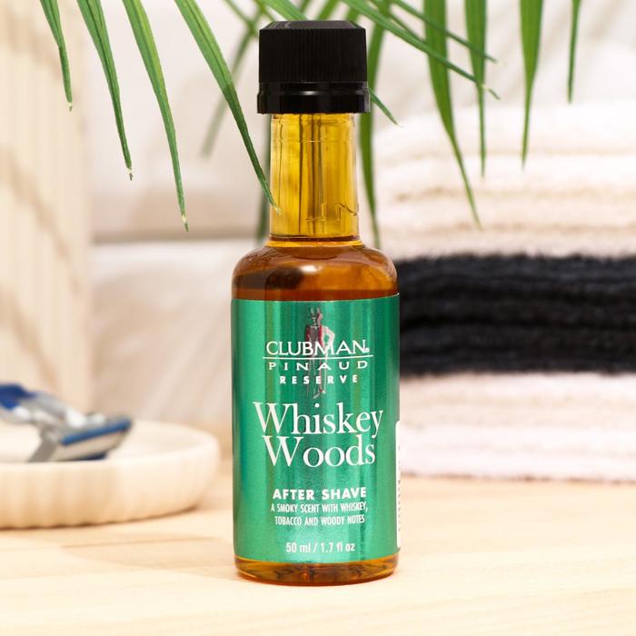 Лосьон после бритья, Clubman After Shave Whiskey Woods, 50 мл