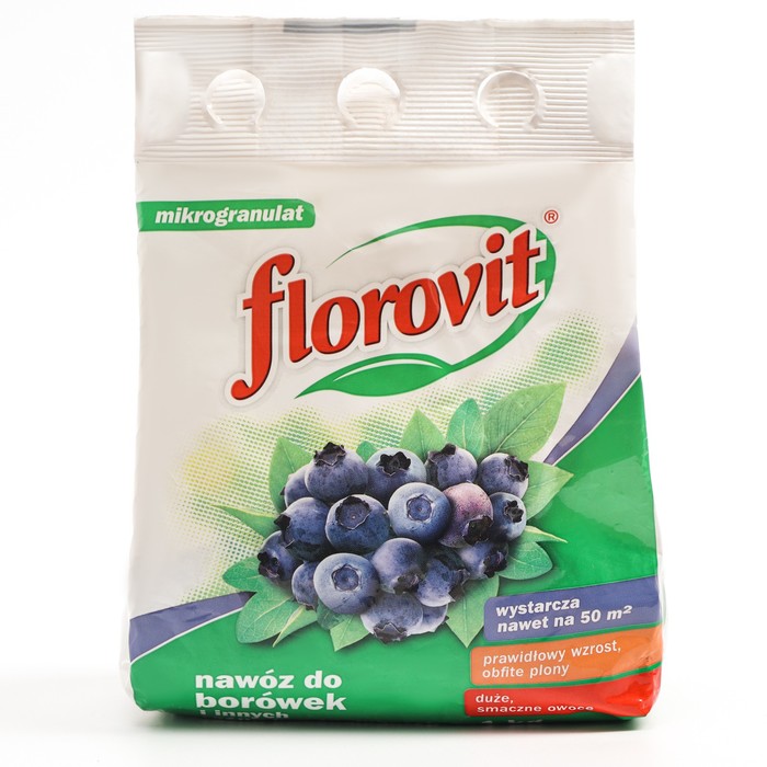 Удобрение гранулированное Florovit для голубики (брусники), 1 кг