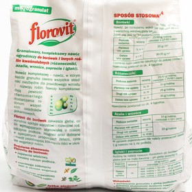 

Удобрение гранулированное Florovit для голубики (брусники), 1 кг