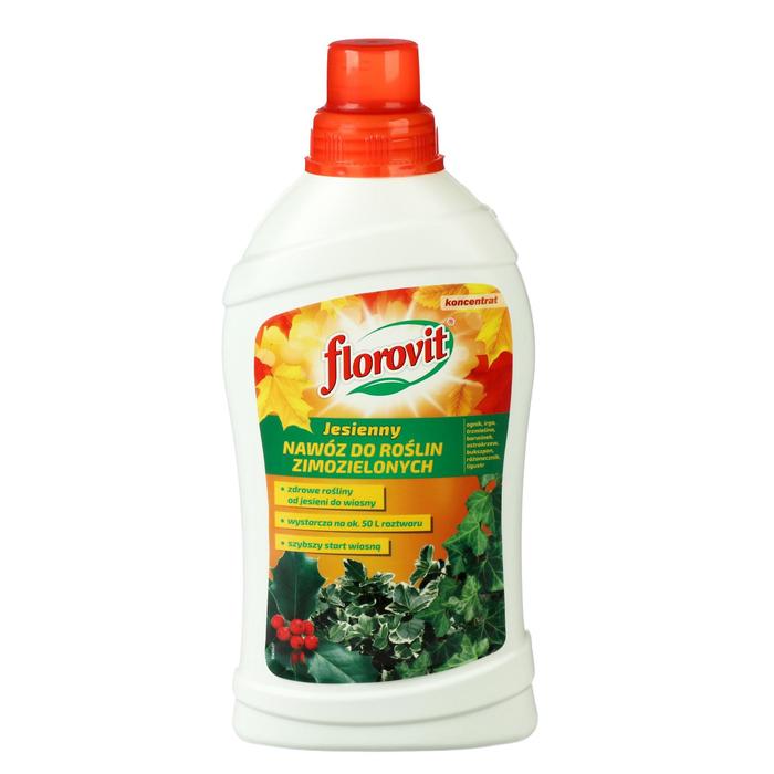 Удобрение жидкое  Florovit для зимозелёных растений осенний, 1 л