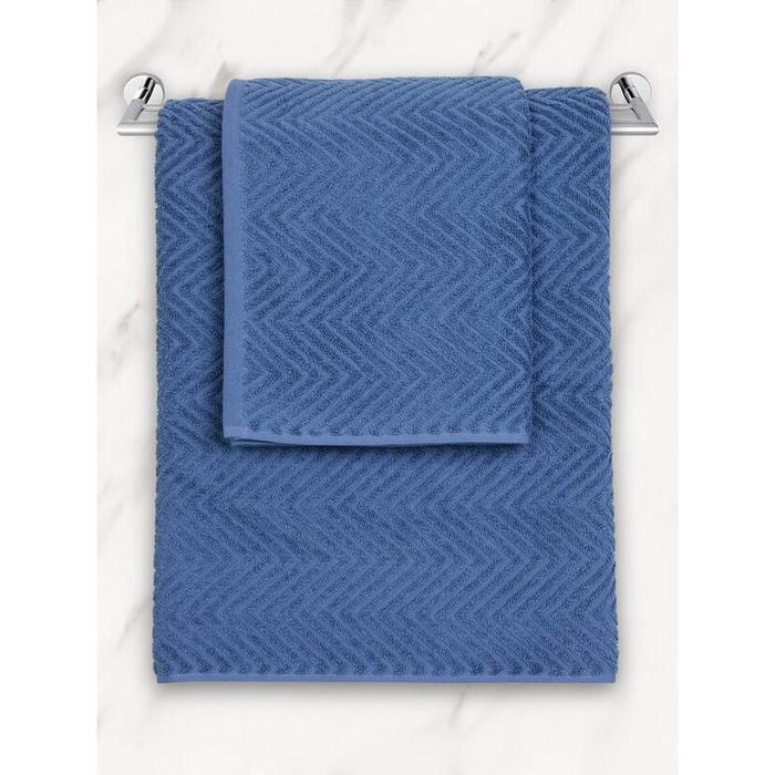 Полотенце Victoria, размер 50х70 см, цвет голубой полотенце для ног zen blue размер 50х70 см цвет синий