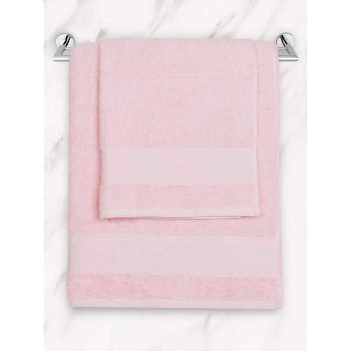 Полотенце махровое Ashby, размер 100х150 см, цвет розовый