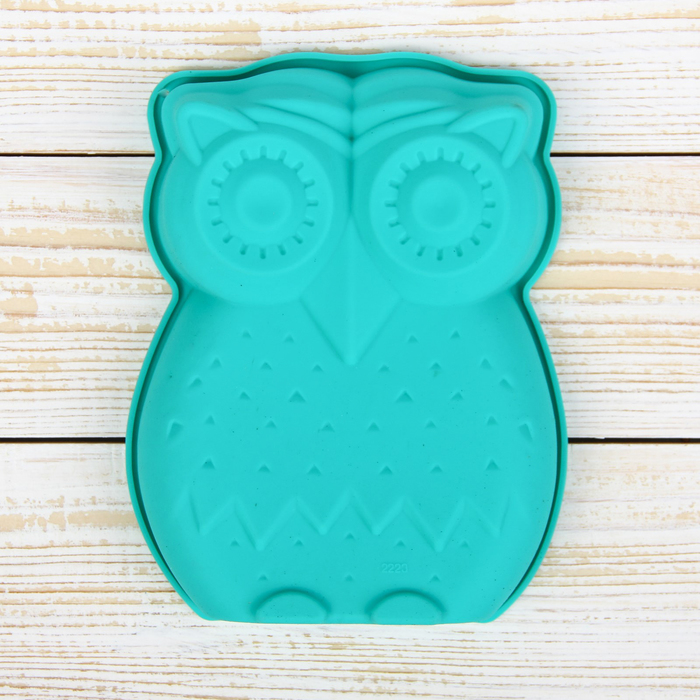 Форма для выпечки "Совенок" 19х15 см, цвета МИКС