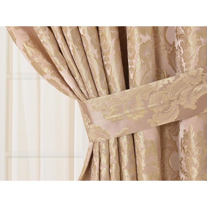 

Шторы «Дельфина», размер 260х300 см, цвет розовый, 2 шт