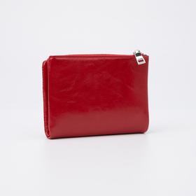 

Кошелёк женский, отдел на магните, цвет красный