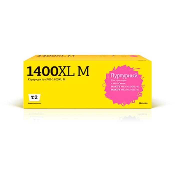 Картридж T2 C-CPGI-1400XL M (MAXIFY MB2040/MB2140/MB2340/MB2740), для Canon, пурпурный