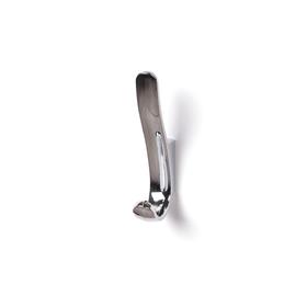 

Крючок двойной, 50х20х120, N01 big, два крючка, цвет хром